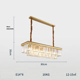 HDLS Lighting Ltd Chandelier rectangle 100cm Best Designer Chandelier for kitchen, bedrooms and bathrooms. code: chn#38610