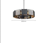 HDLS Lighting Ltd Diameter 60cm / Cold White Modern Italian designer chandelier. SKU: HDLS#8000IT