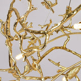 HDLS Lighting Ltd Gold foil  body-TGB / L150xW70xH68CM / Cold White LONDON DESIGNER CHANDELIER