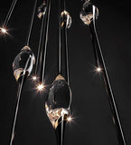 HDLS Lighting Ltd QANDEL, NEW Creative Crystal Pendant Light.