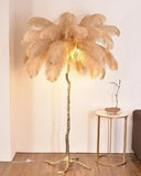 Home Decor Light Store accessories Beige Exotic Palm Tree Design Floor Lamp. Code: art#475700