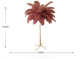 Home Decor Light Store accessories Red Exotic Palm Tree Design Floor Lamp. Code: art#475700