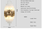 Home Decor Light Store Beautiful Modern Bronze-Crystal Wall Lamp.Code: wallamp#1328