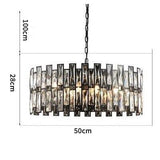 Home Decor Light Store Chandelier Dia50cm / Cold White Contemporary Luxury Crystal Chandelier. Code:chn#00916634