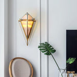 Home Decor Light Store Cognac Glass / Warm Light 3000K Best Modern Design Wall Lamp for Living/Bedroom. Code: wallamp#1346