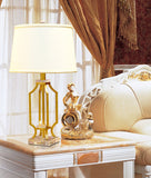 Home Decor Light Store Dia33xH62.5cm / Warm White Luxury Gold+Marble Bedside/table Lamp. Code:tablelamp#50040