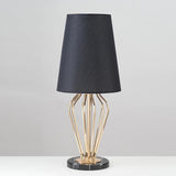 Home Decor Light Store White / Warm White Marble Base Gold Finish Table Lamp. Code:tablelamp#1250