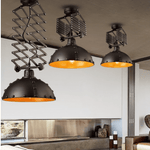 passionate car lovers  Modern Iron Interior Designer High/Low Ceiling Dining Room Pendant light. Code: Chn#30115